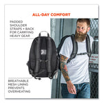 Arsenal 5188 PPE Jobsite Backpack, 7 x 15 x 20, Black