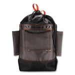 Arsenal 5926 Topped Bolt Bag Tool Pouch, Short, 5 x 10 x 9, Ballistic Polyester, Black/Gray