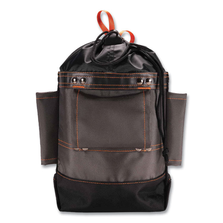 Arsenal 5926 Topped Bolt Bag Tool Pouch, Short, 5 x 10 x 9, Ballistic Polyester, Black/Gray