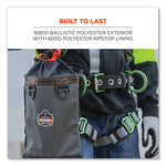Arsenal 5928 Topped Bolt Bag Tool Pouch, Tall, 5 x 10 x 13, Ballistic Polyester, Black/Gray