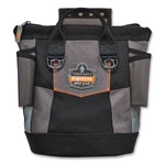 Arsenal 5517 Premium Topped Tool Pouch with Zipper, 6 x 10 x 11.5, Polyester, Black