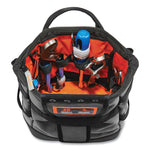 Arsenal 5517 Premium Topped Tool Pouch with Zipper, 6 x 10 x 11.5, Polyester, Black