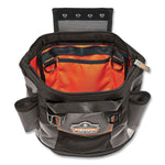Arsenal 5517 Premium Topped Tool Pouch with Zipper, 6 x 10 x 11.5, Polyester, Black