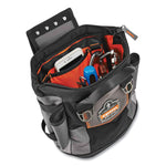 Arsenal 5517 Premium Topped Tool Pouch with Zipper, 6 x 10 x 11.5, Polyester, Black