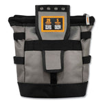 Arsenal 5517 Premium Topped Tool Pouch with Zipper, 6 x 10 x 11.5, Polyester, Black