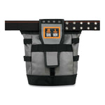 Arsenal 5517 Premium Topped Tool Pouch with Zipper, 6 x 10 x 11.5, Polyester, Black