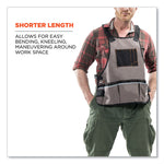Arsenal 5700 16-Pocket Apron, 16 Compartments, 20.8 x 23.6, Canvas, Gray