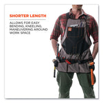 Arsenal 5704 Canvas Tool Apron, 22 Compartments, 25.5 x 28, Canvas, Gray