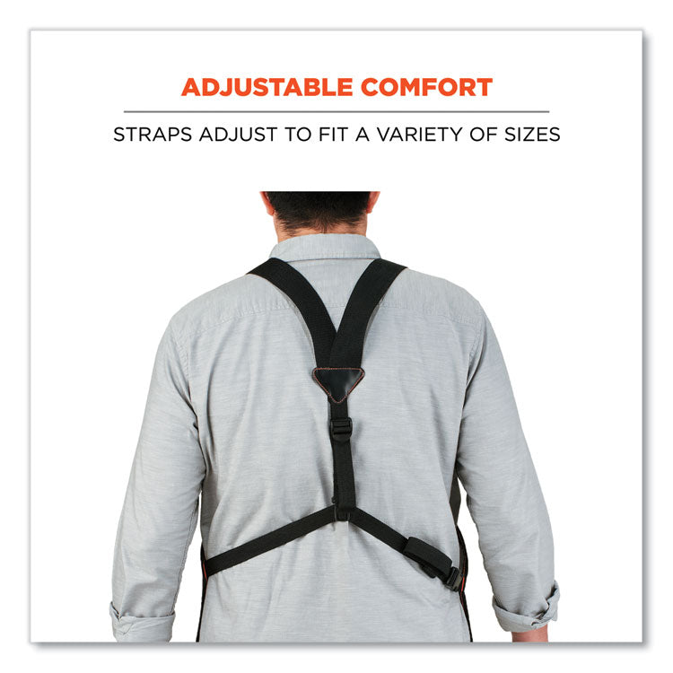 Arsenal 5704 Canvas Tool Apron, 22 Compartments, 25.5 x 28, Canvas, Gray