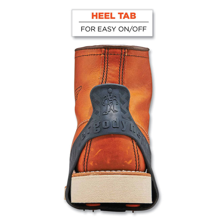 Trex 6300TC One-Piece Slip-on Tungsten Carbide Ice Cleats, Medium, Black, Pair