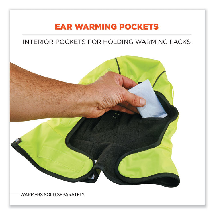 N-Ferno 6842 2-Layer Poly Shoulder Winter Liner, Fleece/Polyester, One Size Fits Most, Lime