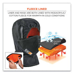 N-Ferno 6876 2-Layer FR Liner + Mouthpiece Kit, Modacrylic Cotton, One Size Fits Most, Black