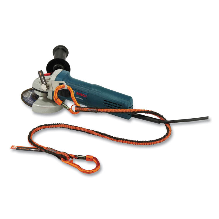 Squids 3196 Grinder Tool Tethering Kit, 8 lb Max Working Capacity, 38" Long, Orange/Gray
