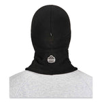 N-Ferno 6893Z Balaclava with Zipper for Bump Cap Insert, Polyester Fleece, One Size Fit Most, Black
