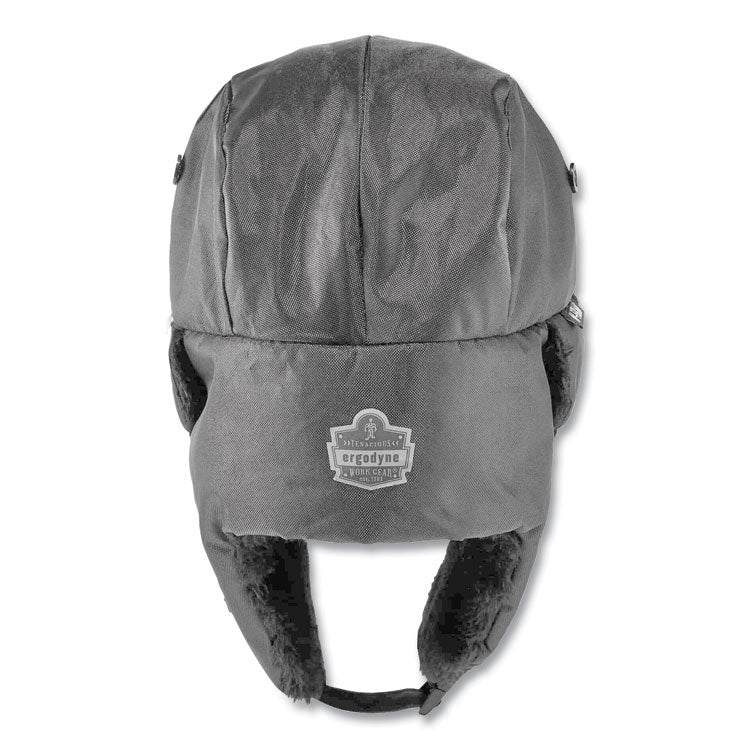 N-Ferno 6802ZI Zipper Trapper Hat + Universal Bump Cap, S/M, Black