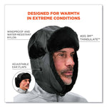 N-Ferno 6802ZI Zipper Trapper Hat + Universal Bump Cap, S/M, Black