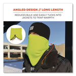N-Ferno 6960 Fleece Neck Gaiter, Fleece, One Size Fits Most, Hi-Vis Lime