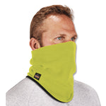 N-Ferno 6960 Fleece Neck Gaiter, Fleece, One Size Fits Most, Hi-Vis Lime