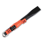 Squids 3700 Nylon Webbing Tool Tails with D-Rings, 2lb Max Working Capacity, 4.5" Long, Orange/Black, 6/Pack, 10 Packs/Carton