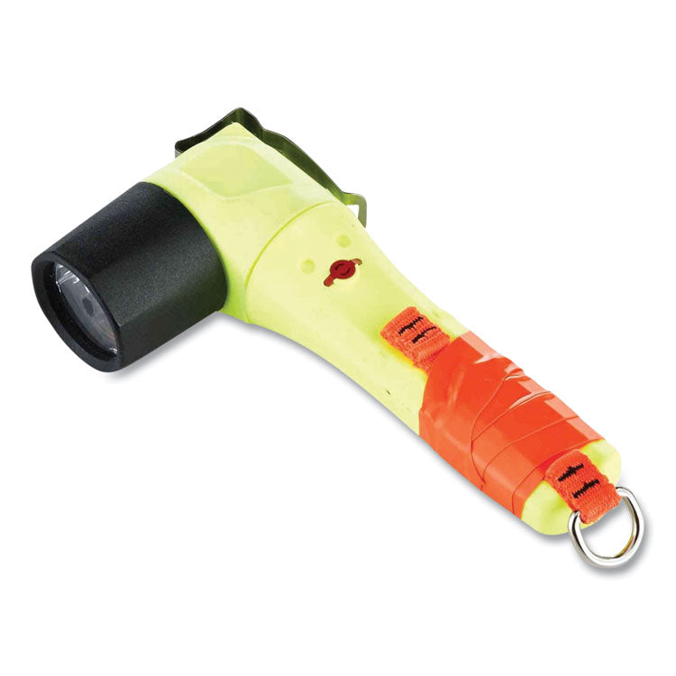 Squids 3700 Nylon Webbing Tool Tails with D-Rings, 2lb Max Working Capacity, 4.5" Long, Orange/Black, 6/Pack, 10 Packs/Carton