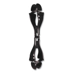Squids 3400 Glove Clip Holder with Dual Clips, 1 x 1 x 6.5, Acetal Copolymer, Black, 100/Carton