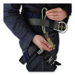Squids 3713 Elastic Loop Tool Tails with Swiveling D-Rings, 10 lb Max Working Capacity, 15" Long, 3/Pack, 20 Packs/Carton