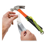 Squids 3703 Elastic Loop Tool Tails with D-Rings, 15 lb Max Working Capacity, 15" Long, Lime, 3/Pack, 20 Packs/Carton