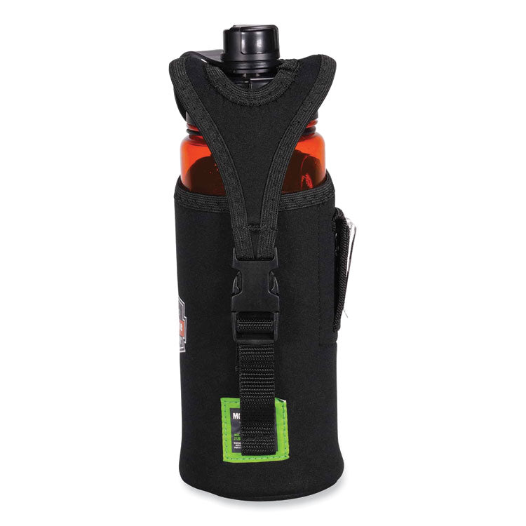 Squids 3775 Can + Bottle Holder Trap, Large, 3.62 x 7.25 x 2.5, Neoprene, Black