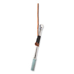 Squids 3108F(x)Tool Lanyard with Locking Aluminum Carabiner + Loop, 15 lb Max Working Capacity, 38" to 48" Long, Orange/Gray