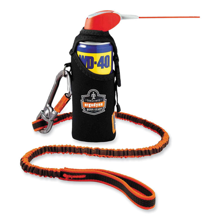 Squids 3109F(x) Tool Lanyard, Swiveling Aluminum Carabiner + Loop, 25 lb Max Working Capacity, 38" to 48" Long