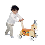 Janod Farm Ride-On Donkey with Shape Sorter, Multicolored (J03325)