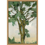 Amanti Art Green Tree I Framed Canvas Wall Art Print, 16" x 23" (A42674690222)