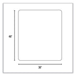 Trendsetter Chair Mat for Hard Floors, 36 x 48, Pewter