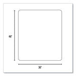 Trendsetter Chair Mat for Hard Floors, 36 x 48, Cherry