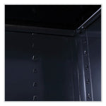 Standard Assembled Storage Cabinet, 36w x 18d x 42h, Black