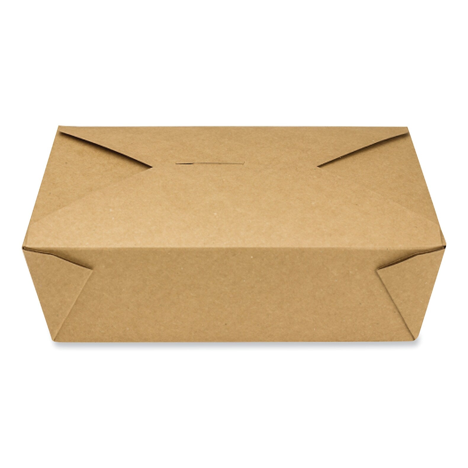 GEN Reclosable Kraft Take-Out Box, 76 oz, Paper, 200/Carton