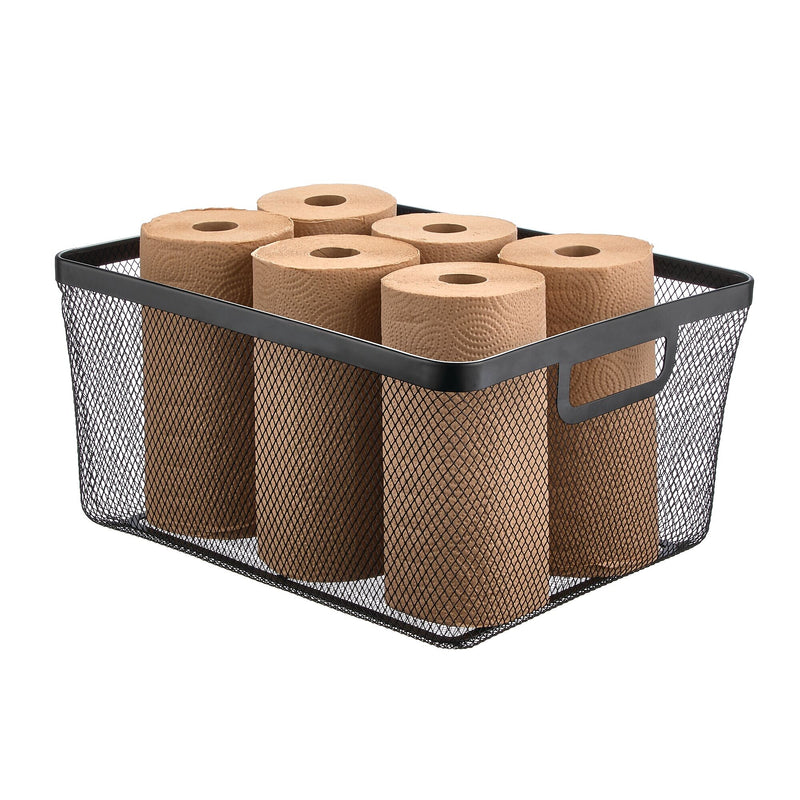 mDesign Steel Organizer, Matte Black (25969)