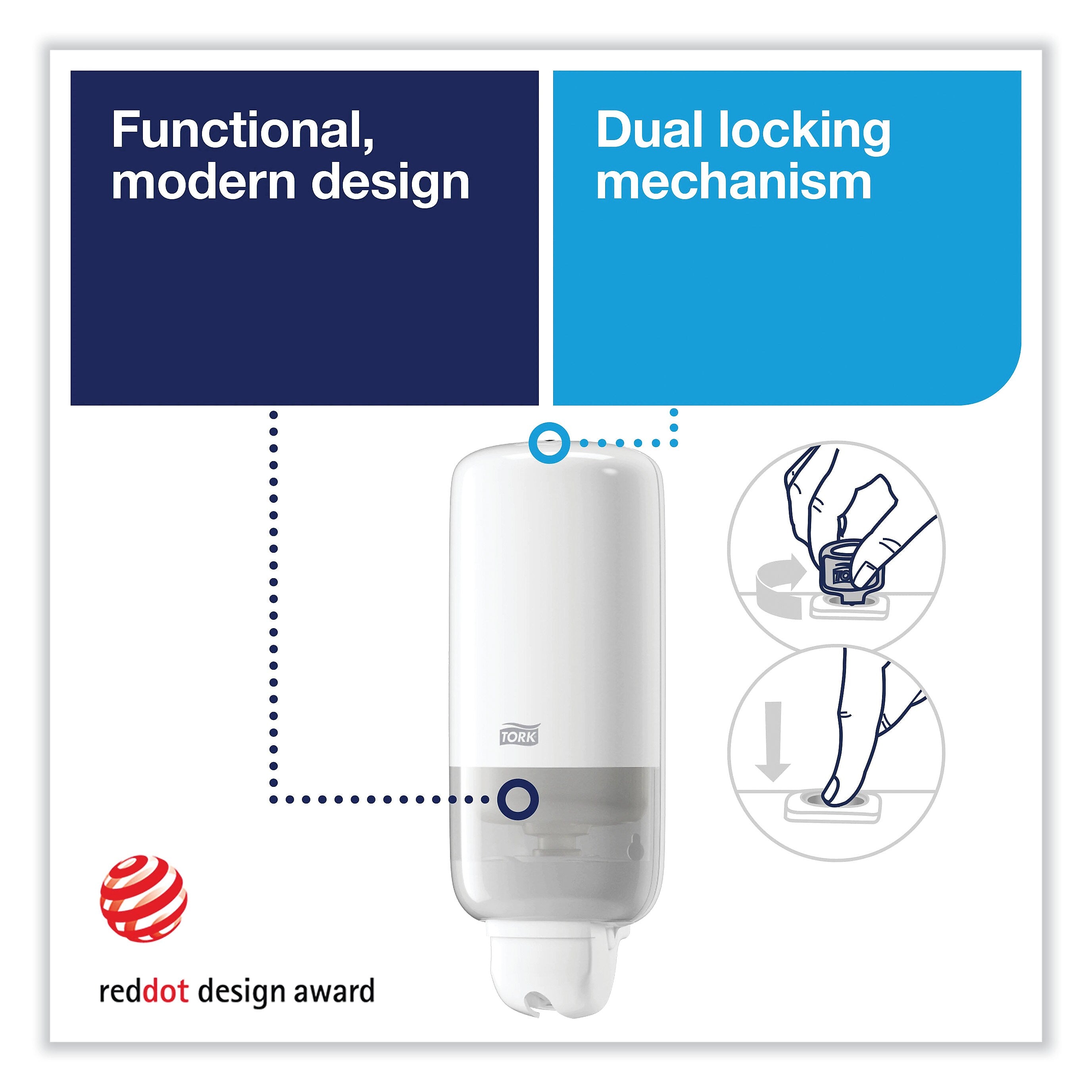 Tork Elevation Liquid Skincare Dispenser, 33 oz. Bottle (TRK570020A)