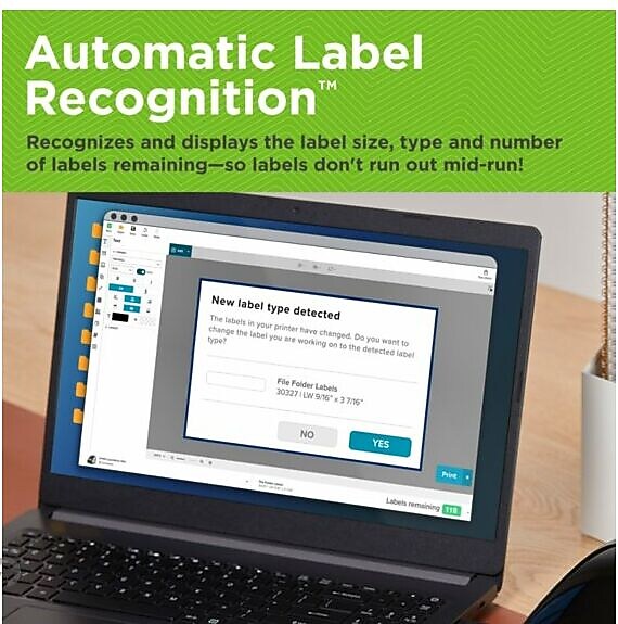 AbilityOne Dymo/ SKILCRAFT LabelWriter 550 Label Printer, 62 Labels/ min Print Speed, 5.34 x 8.5 x 7.38 (NSN6576126)