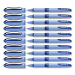 One Hybrid N Rollerball Pen, Stick, Extra-Fine 0.3 mm, Blue Ink, Blue Barrel, 10/Box