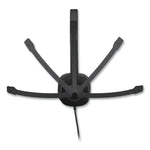 H151 Binaural Over The Head Headset, Black
