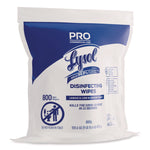 Professional Disinfecting Wipe Bucket Refill, 1-Ply, 6 x 8, Lemon and Lime Blossom, White, 800 Wipes/Bag, 2 Refill Bags/CT