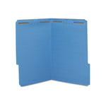 Staples® Reinforced Classification Folder, 2" Expansion, Legal Size, Dark Blue, 50/Box (ST18687-CC)