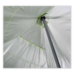 Shax 6015 Heavy-Duty Pop-Up Tent, Single Skin, 10 ft x 20 ft, Polyester/Steel, Lime
