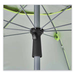 Shax 6100 Lightweight Work Umbrella, 90" Span, 92.4" Long, Lime Canopy