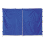Shax 6096 Pop-Up Tent Sidewall with Zipper, Single Skin, 10 ft x 10 ft, Polyester, Blue