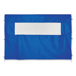 Shax 6092 Pop-Up Tent Sidewall with Mesh Window, Single Skin, 10 ft x 10 ft, Polyester, Blue