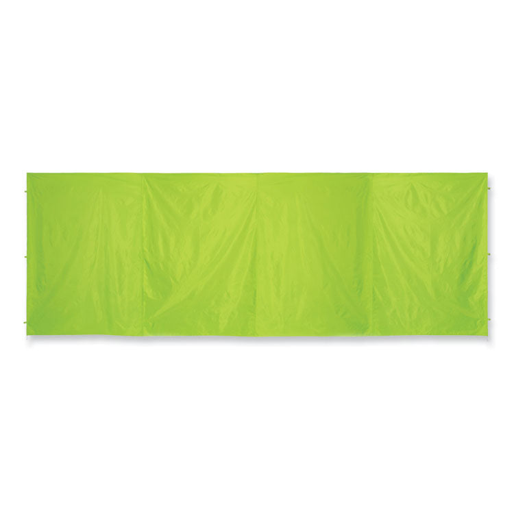 Shax 6097 Pop-Up Tent Sidewall, Single Skin, 10 ft x 10 ft, Polyester, Lime