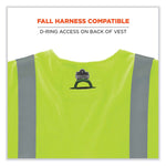 GloWear 8356FRHL Class 3 FR Hook and Loop Safety Vest with Sleeves, Modacrylic, 4X-Large/5X-Large, Lime