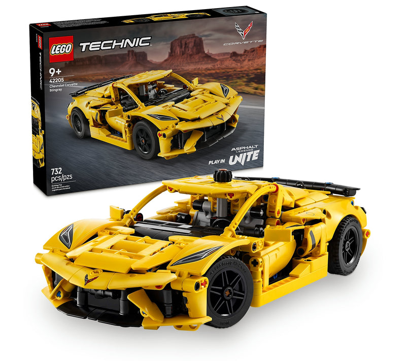 LEGO Technic Chevrolet Corvette Stingray, 732 Pieces (42205)